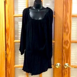 Ralph Lauren Denim & Supply Black M Beach Cover Up